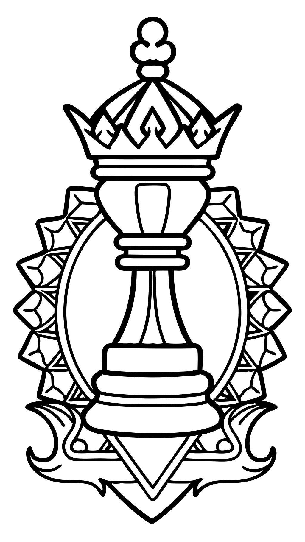 chess coloring pages